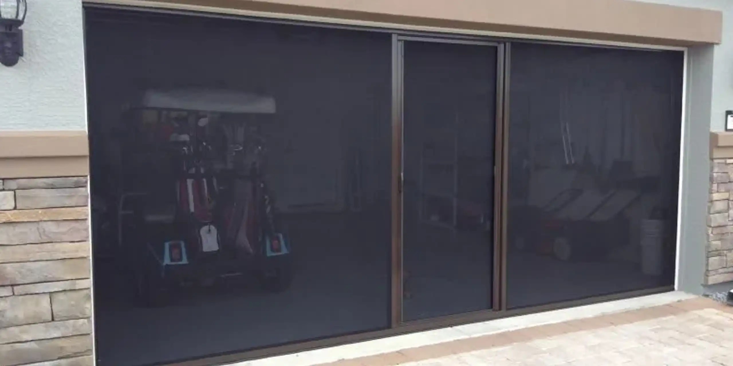 Garage screen doors