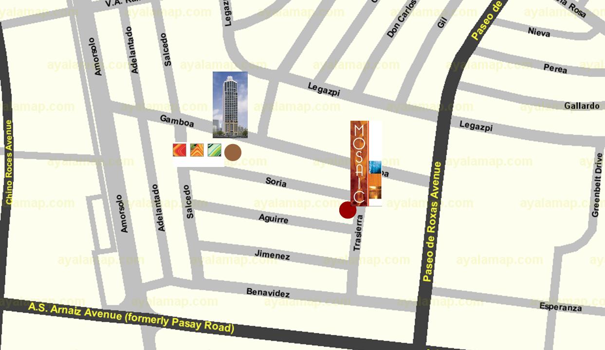 Makati Condo The KL Mosaic At Legaspi Village Property Preview Ph Location Map 