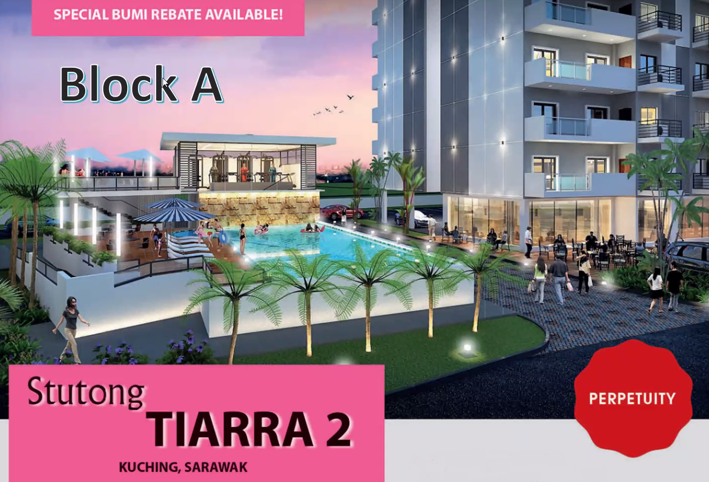 Plus up to $200 off per cabin* & co. New Apartment Stutong Tiara 2 Kuching Property Sarawak