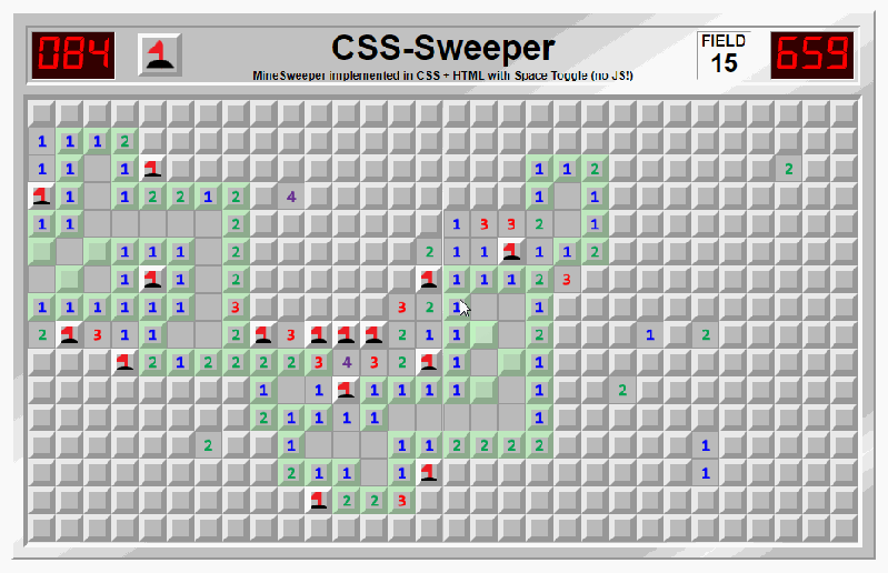 Github Propjockey Css Sweeper Minesweeper Implemented In Css Html - Premium Sunset Texture - High Resolution