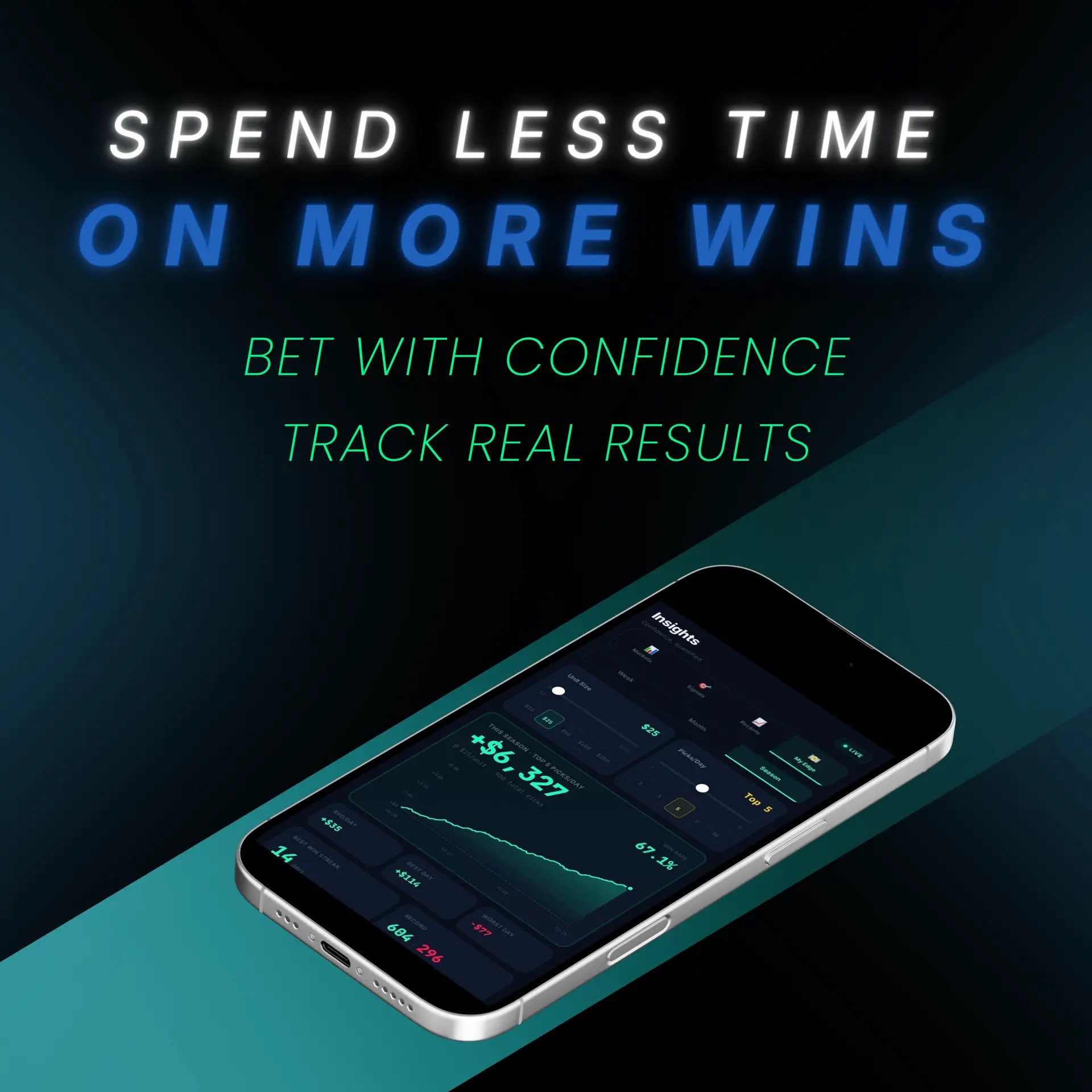 PropsBot AI app showing real-time sportsbook odds comparison for player props