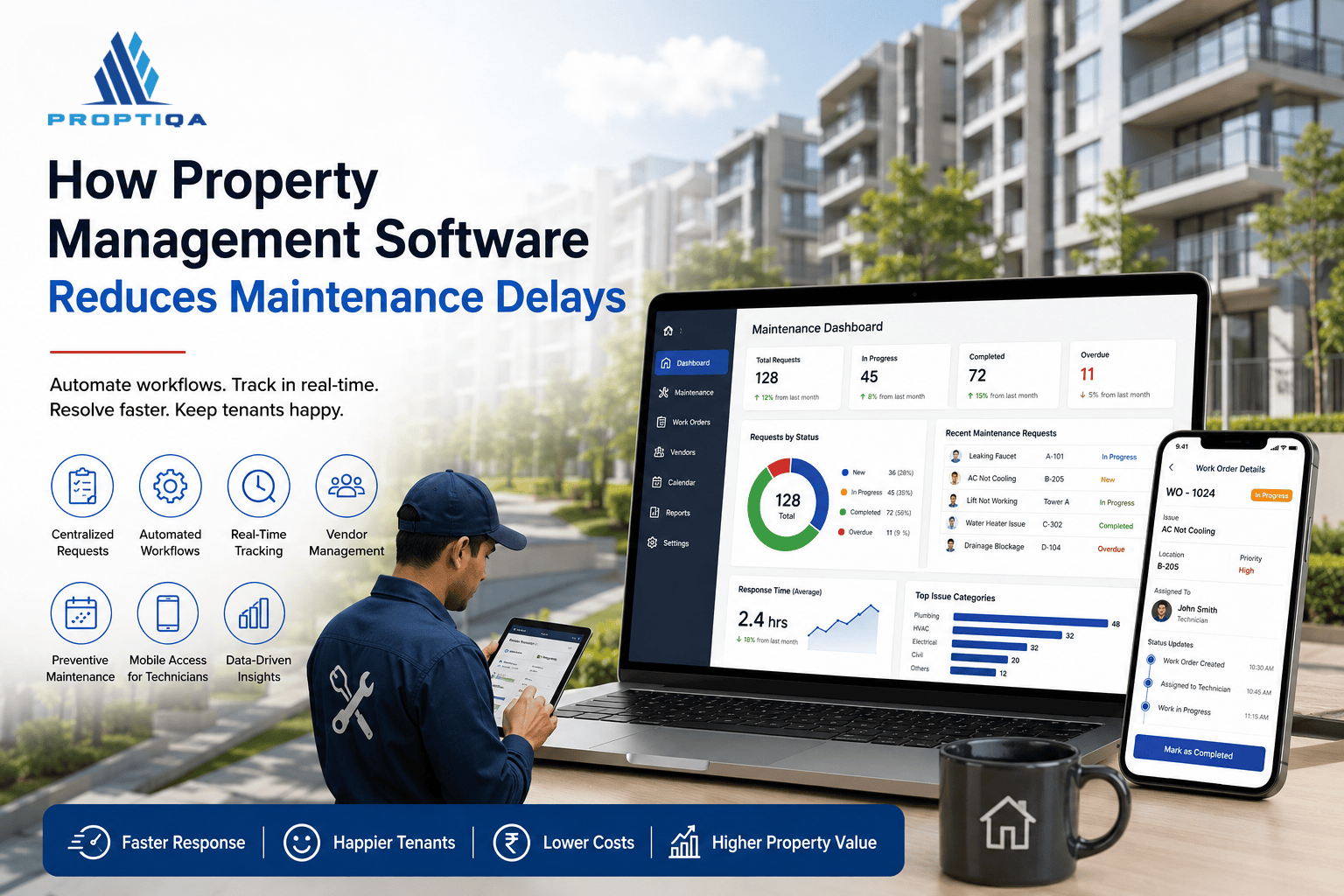 How Property Management Software Reduces Maintenance Delays 