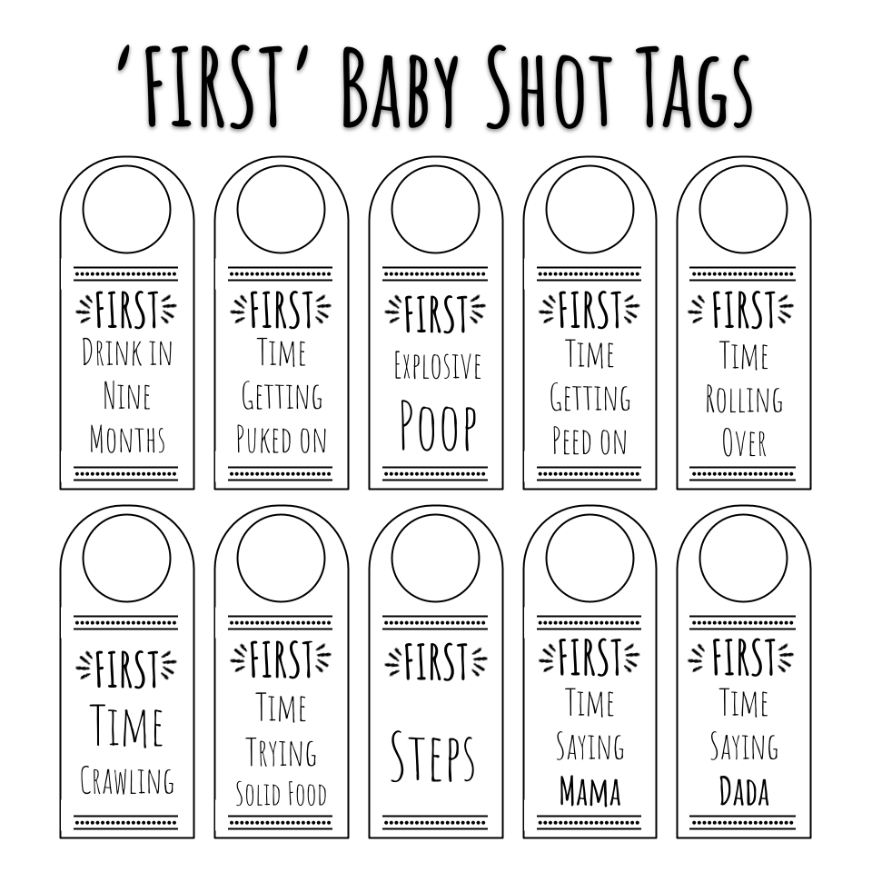 Baby's First Shot Tags