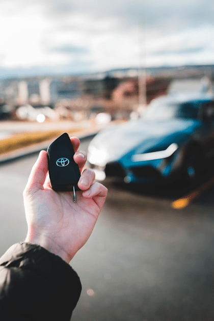 AAA&B Locksmith LLC technician programming a smart car key in Prospect, CT.