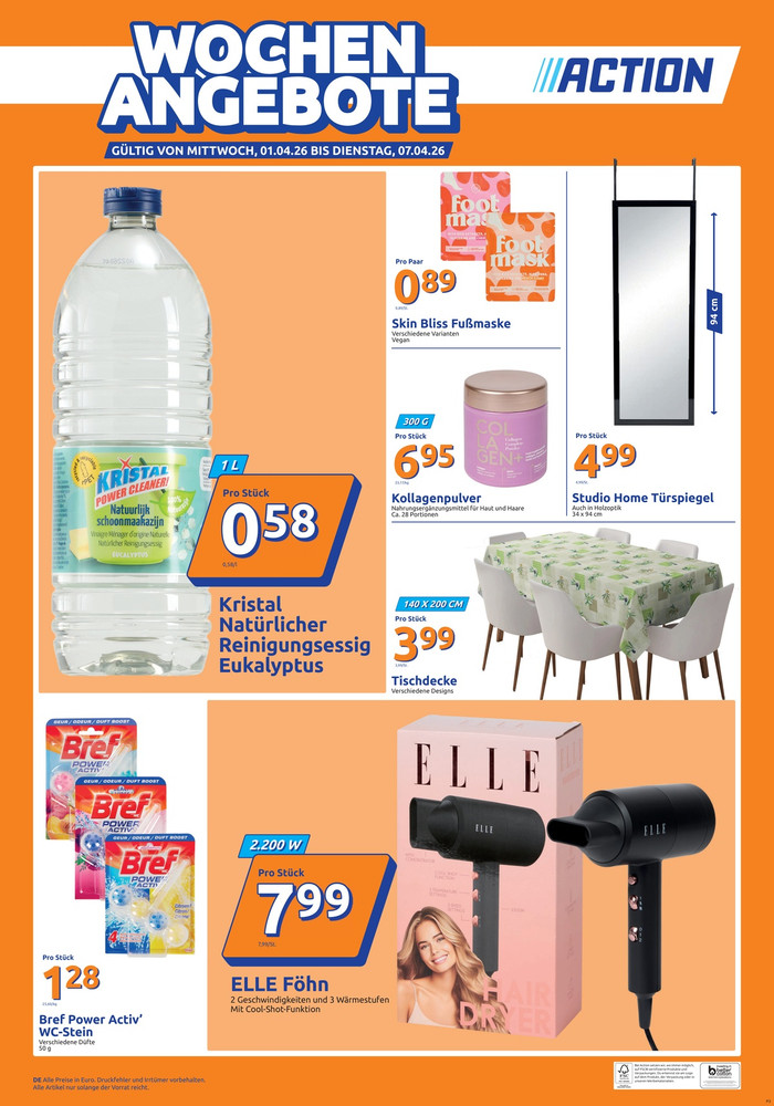 Action prospekt ab 4. dezember 2024 online blättern