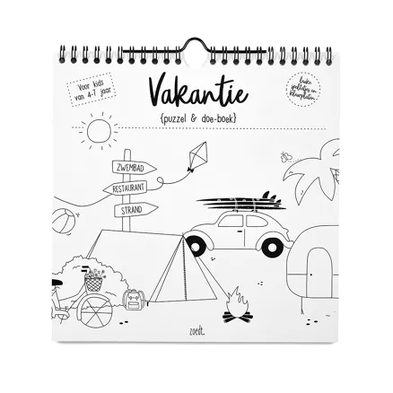 Vakantie puzzel en doeboek / Zoedt