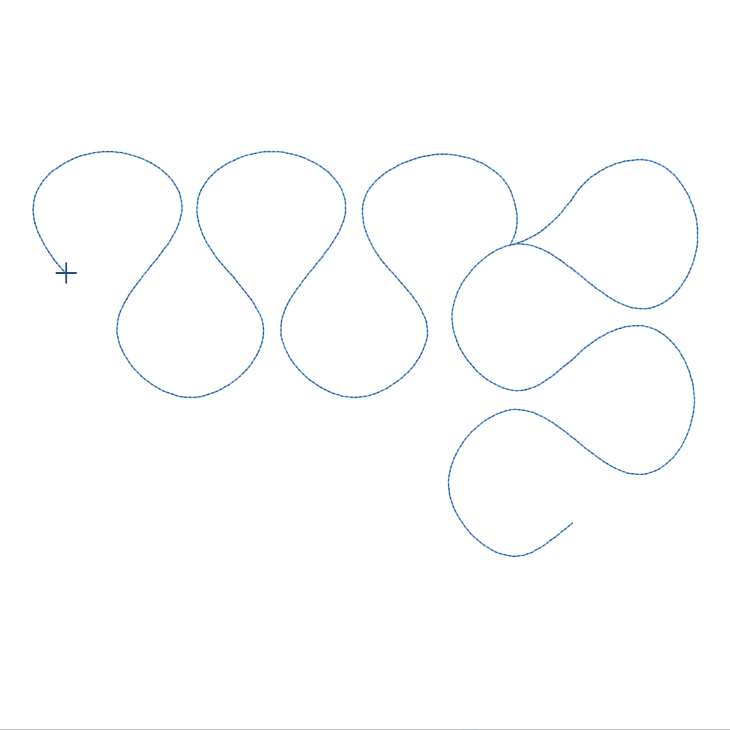 Long Ribbon Candy Basic Corner Pro Stitcher - High Quality Landscape Design - Mobile