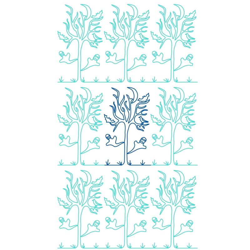 Christmas Tree Row Pro Stitcher - Gorgeous Minimal Wallpaper - Retina