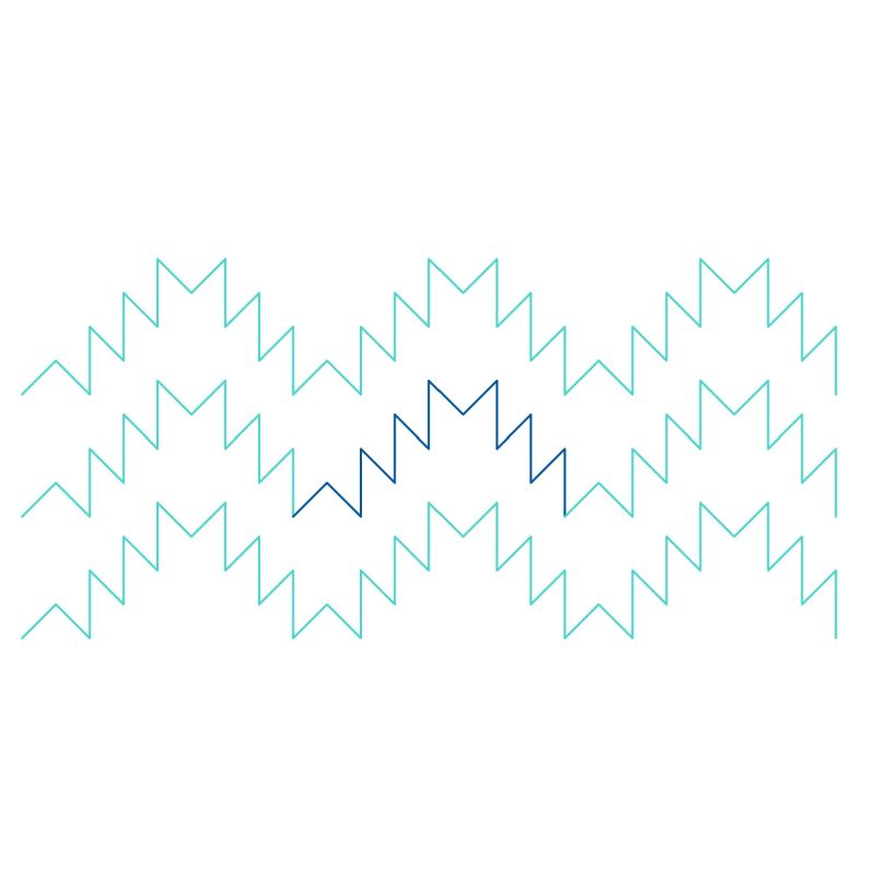 Chevron Echo Pro Stitcher - Dark Pattern Collection - Mobile Quality