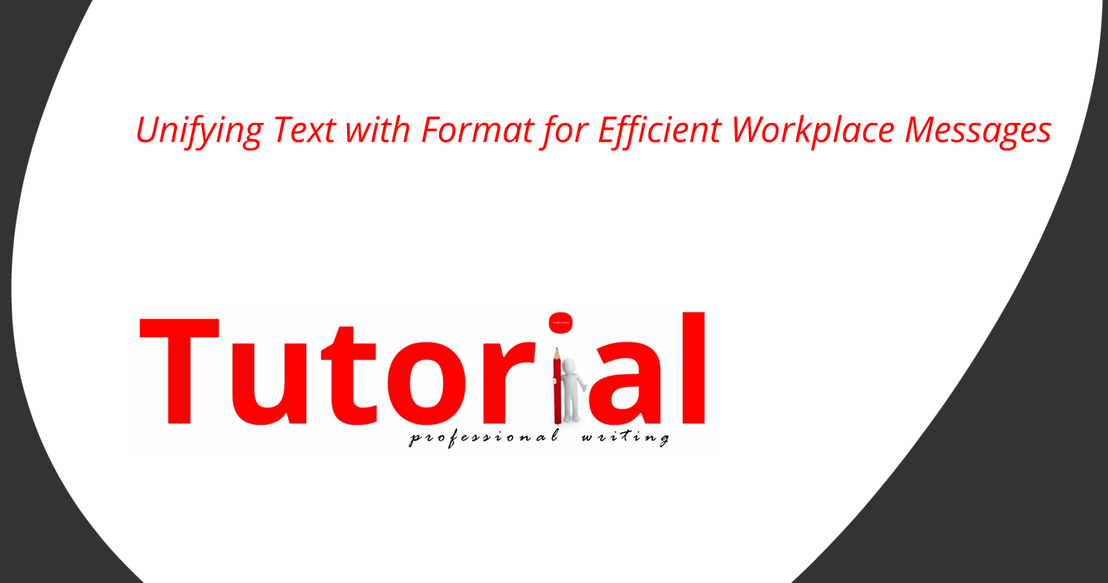 Pros know readers are document users