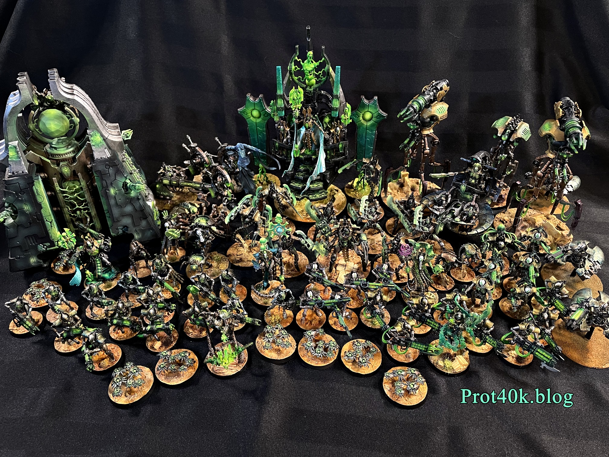 The BIG Necron Post: Full army gallery including Silent King, and