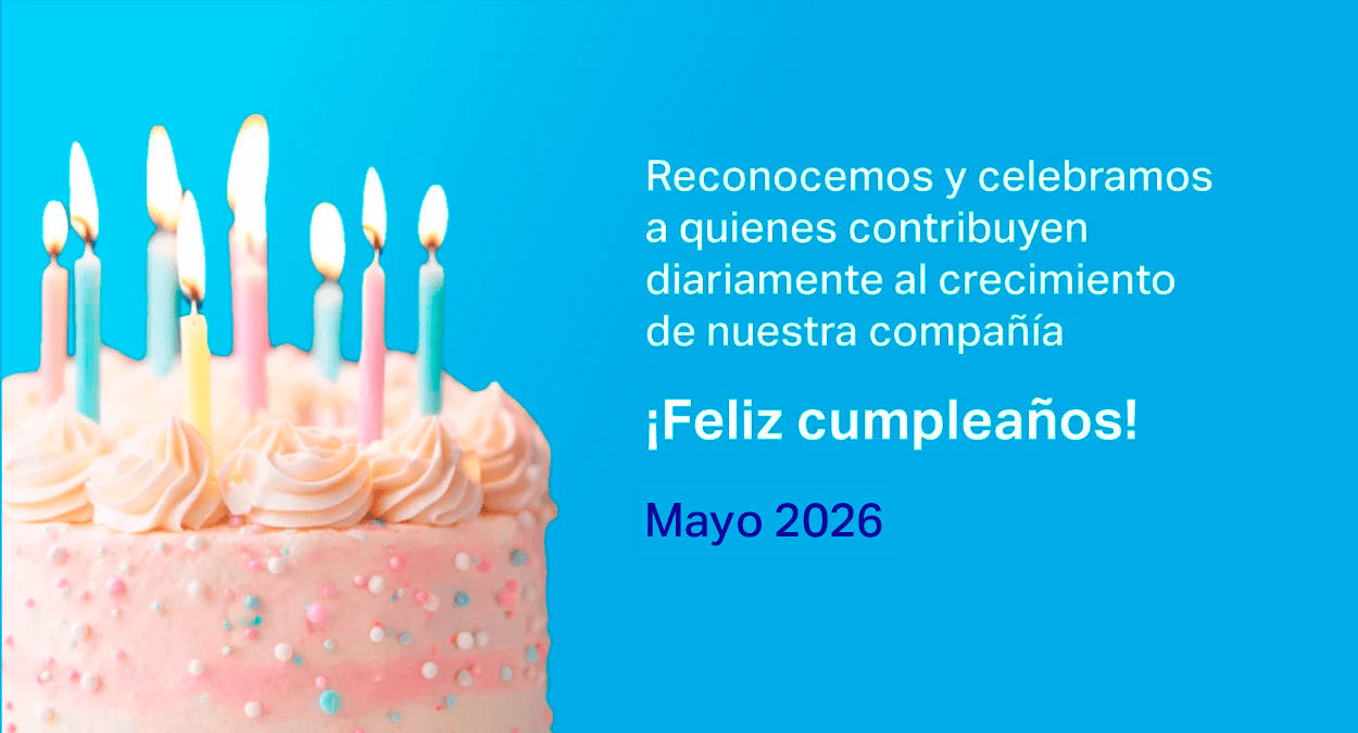Felicidades a todos los colaboradores de Komatsu Reman que cumplen años en mayo