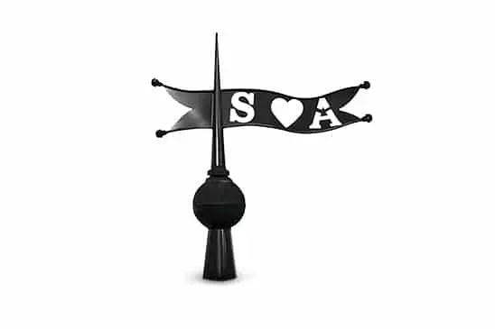 Roof Finial Black
