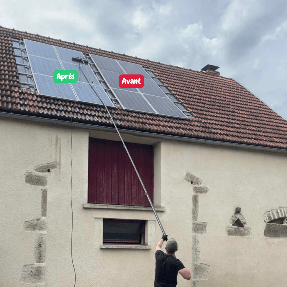 Avant et après : Panneaux solaires
