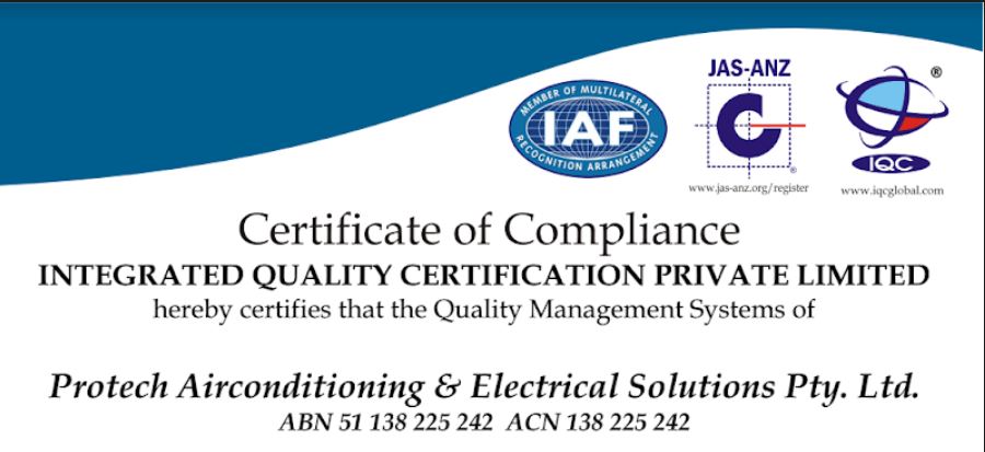 Quality Management Certificate