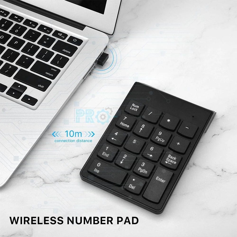 Clavier Numérique Bluetooth 22 Touches - Pavé Numérique Portable Pour PC, Ordinateur Portable - 3
