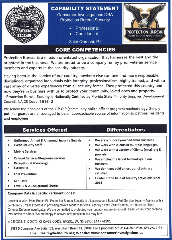 Capability Statement