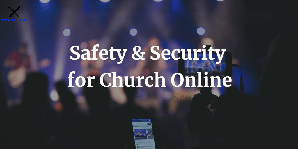 live streaming of church with text