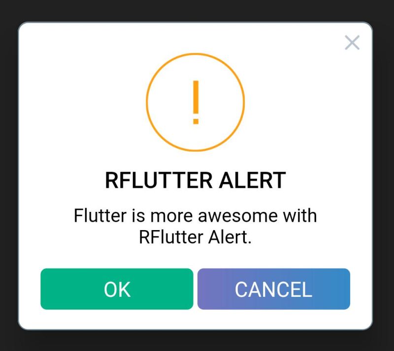 Alert Dialog Box Using Rflutter Alert Package - 4K Gradient Patterns for Desktop