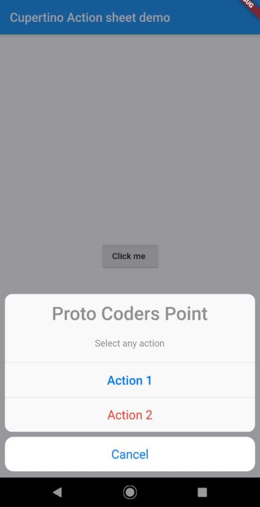 Flutter Cupertino Bottom Sheet Flutter Package - Artistic Sunset Design - 4K