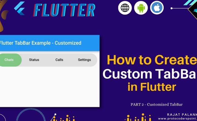 How To Create Custom TabBar In Flutter App