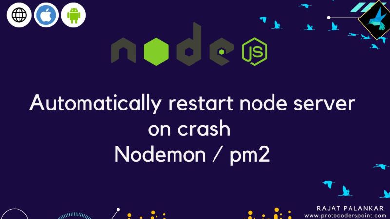 Install Nodemon In Node Js Auto Restart On Changes Rapid Develop - Landscape Illustrations - Premium 8K Collection