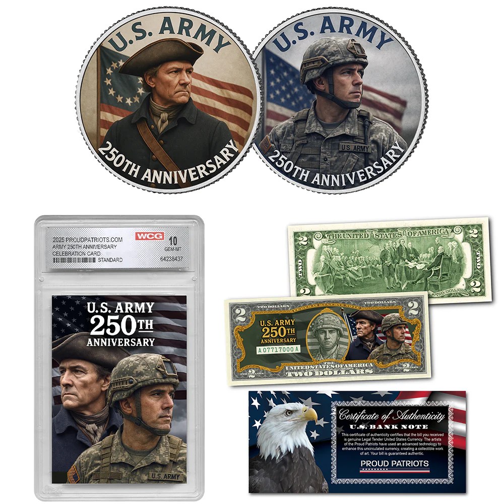 250th Anniversary Army Collectible Bundle Proud Patriots