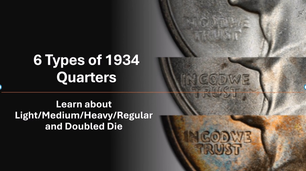 6 Types of 1934 Quarters – Proxiblog Coin News and Views