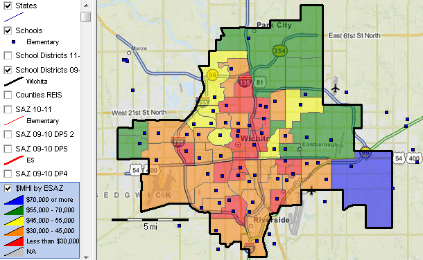Wichita Kansas Map Surrounding Areas Saz Wichita1 