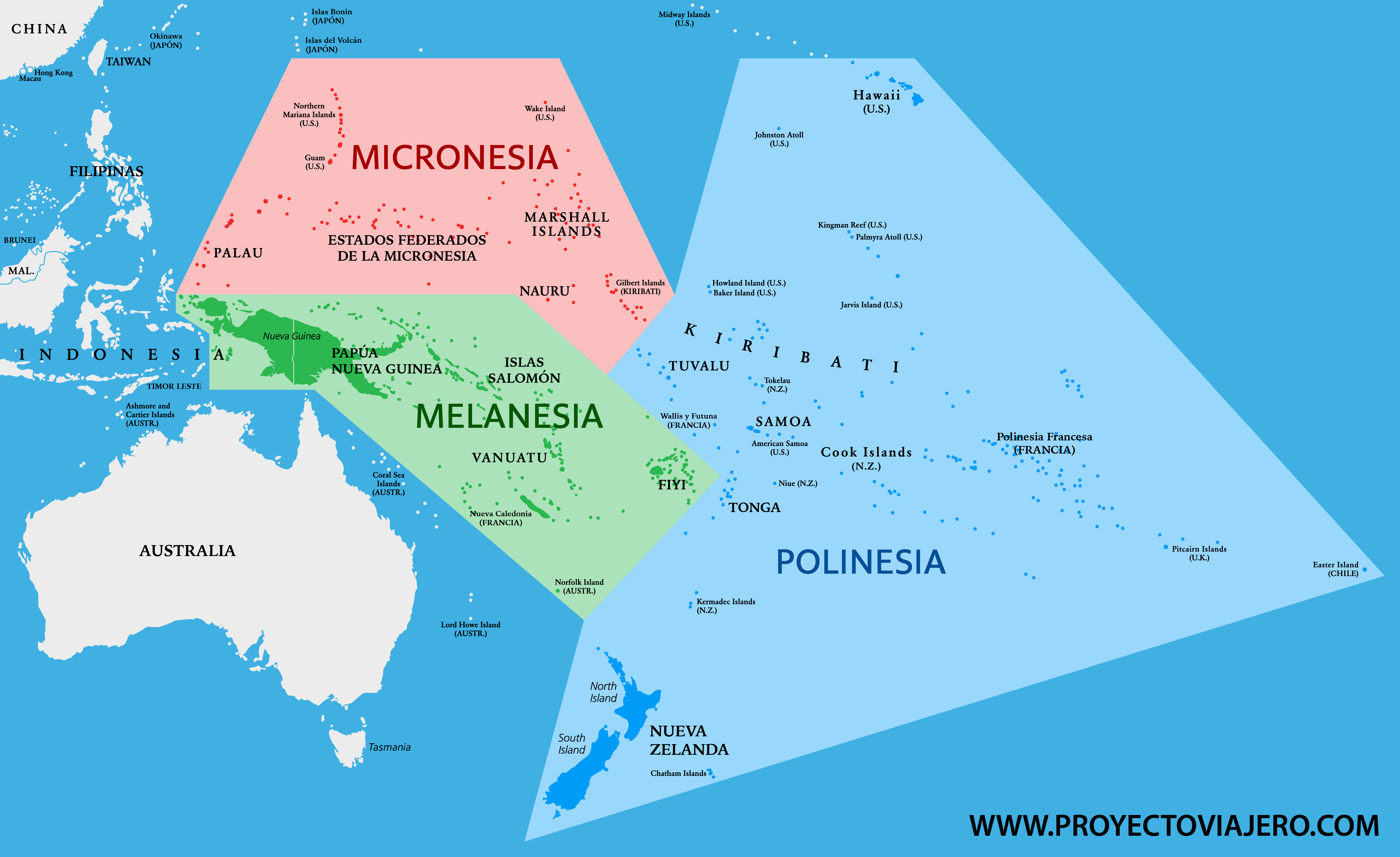 Polinesia Mapa Polynesia Map Polynesian Islands Island Mapa Regiones Oceania XL.webp