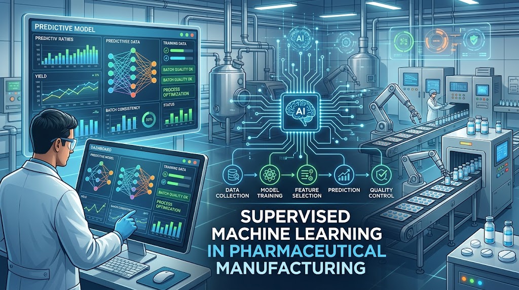 Supervised Machine Learning in Pharmaceutical Manufacturing