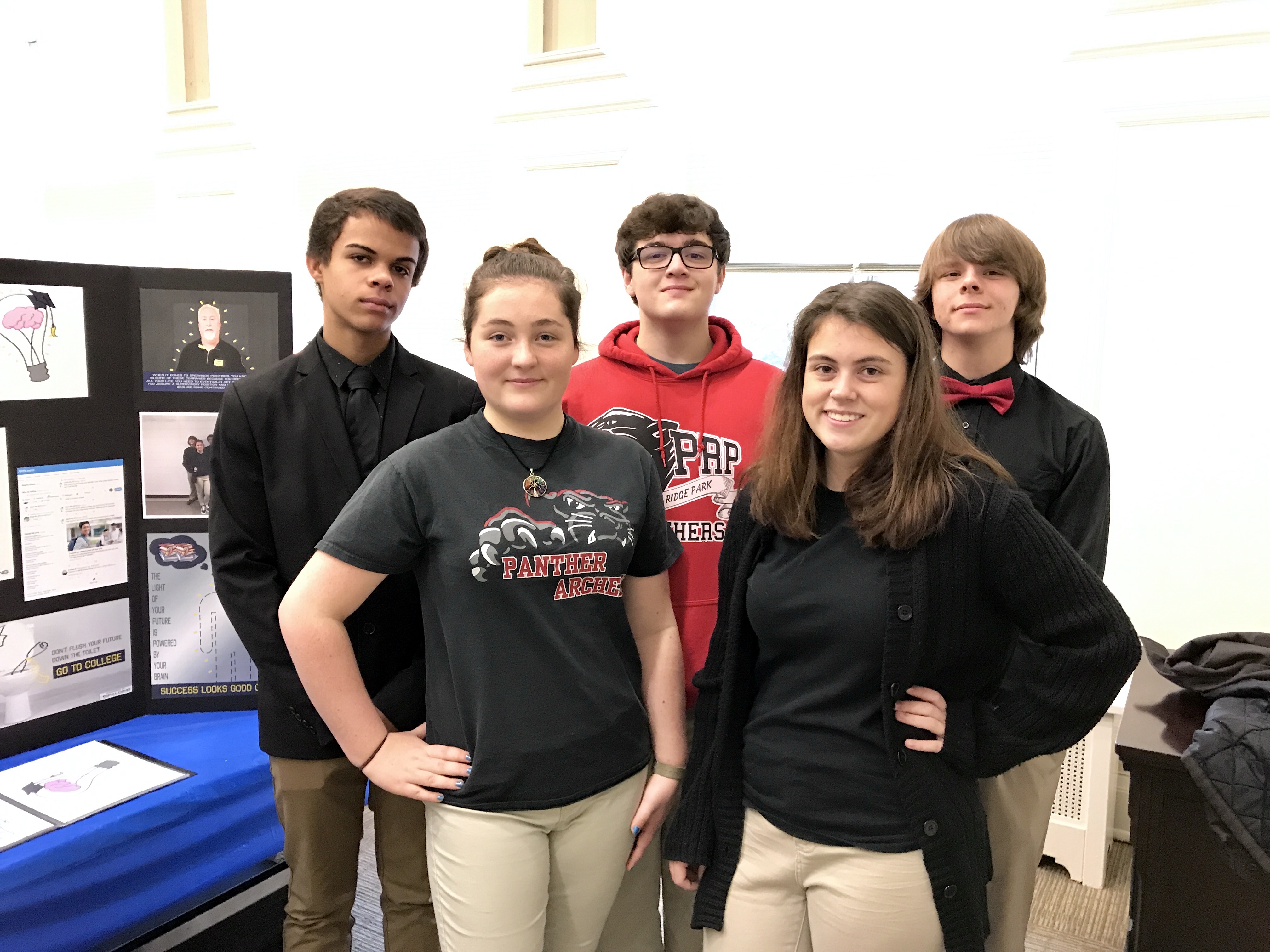Team PRP Learn (L to R): William Mason, Brooklyn Burnett, Justin Bunch, Hailee Cannon, and Chase Slack