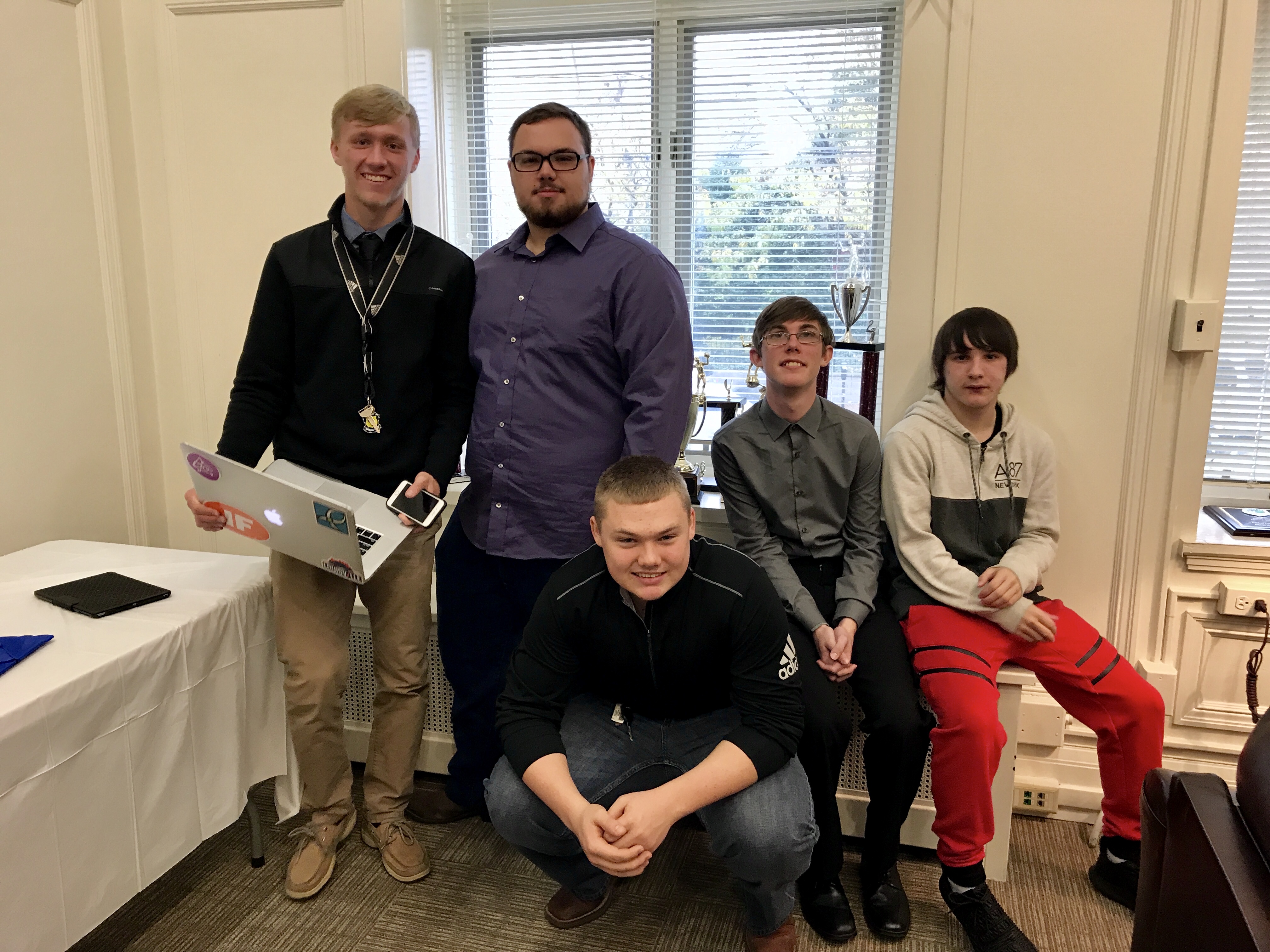 Team PRP Creative (L to R) Patrick Cleary, Curtis Brockman, Logan Childress, Jebediah Lee, Sean Gelhausen