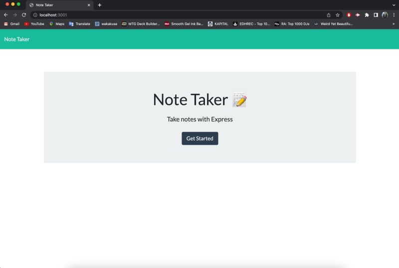 Github Blainekb 11 Challenge Note Taker - Premium Sunset Design Gallery - Desktop