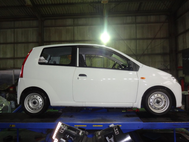 L250V ミラ RS-R エスペリア ダウンサスに交換 前後スタビライザー取付