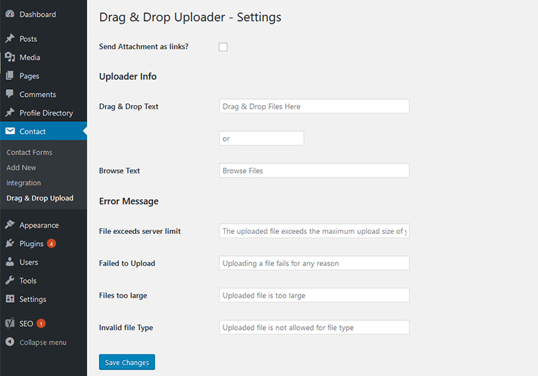 Primest in upload file wordpress plugins · 2. Drag And Drop Multiple File Upload Contact Form 7 Wordpress Plugin Wordpress Org