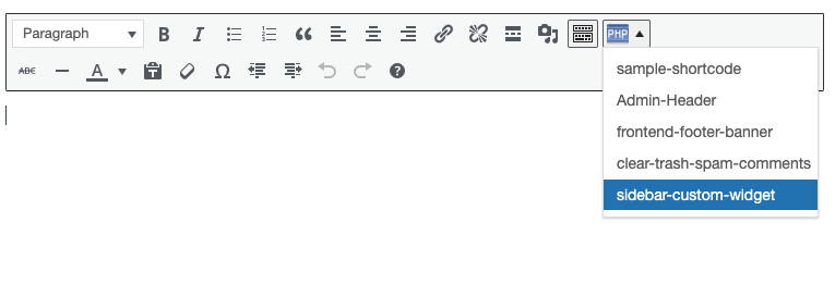 If you don't have one, just create it and put the code in it. Insert Php Code Snippet Wordpress Plugin Wordpress Org