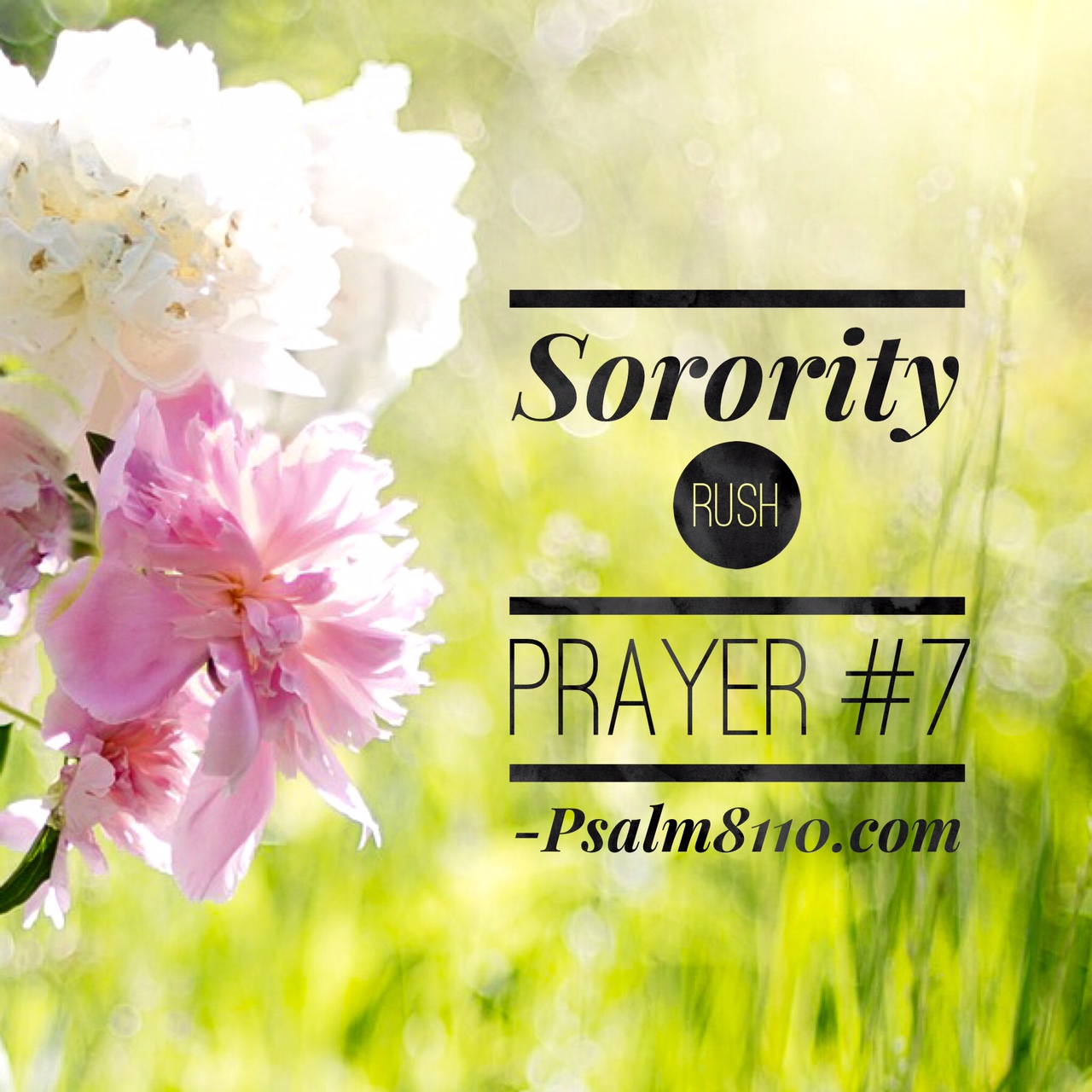 Sorority Rush Prayer #7 – Katiejwilson.com