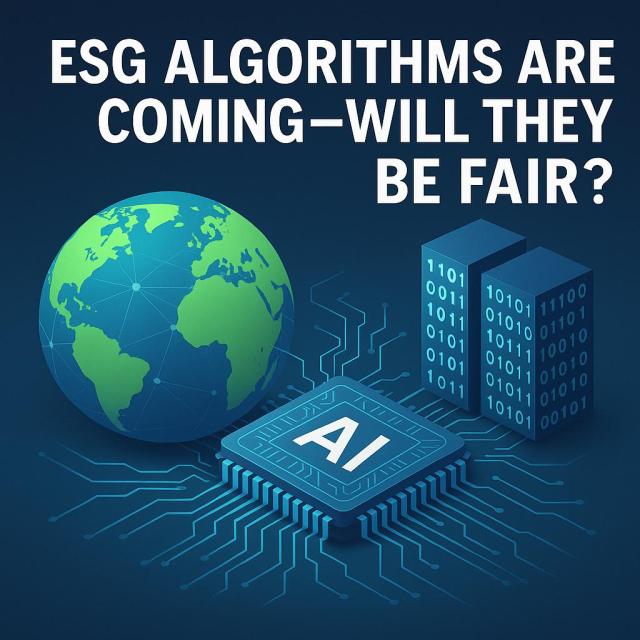 ESG Algorithms Are Coming—Will They Be Fair? ESG Algorithms Are Coming—Will They Be Fair?