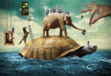 photoshop surreal tutorials scene tutorial turtle sea psd surrealista photoshoptutorials editing digital escena
