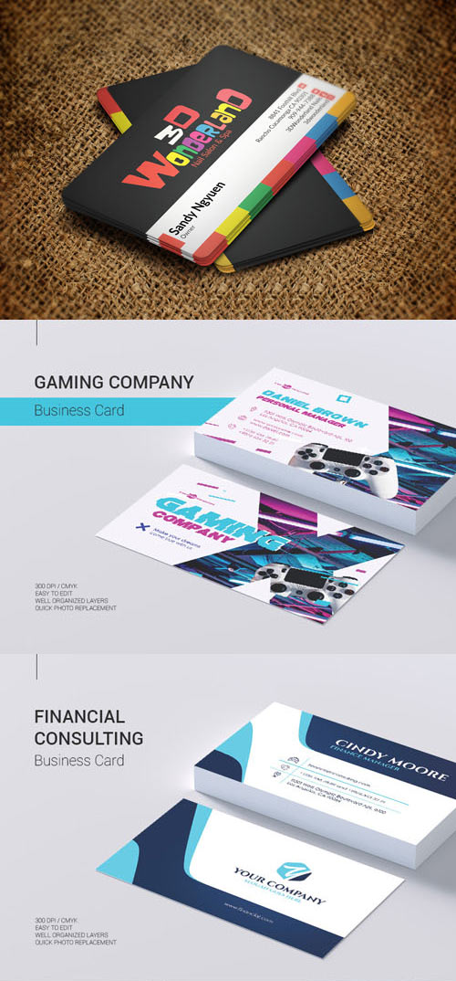 23 Modern Business Card Psd Mockups Collection Business Card Templates Free Psd Templates
