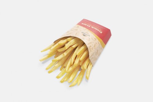 Best free food packaging mockups to download. French Fries Packaging Mockup 5025126 Mockups Free Psd Templates