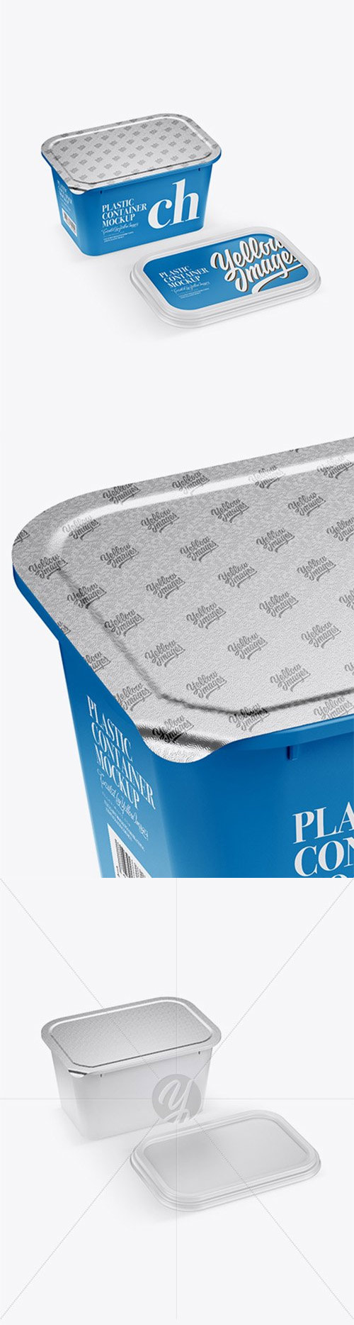 Create realistic mockups for your awesome apps. Opened Matte Plastic Container Mockup 20851 Mockups Free Psd Templates