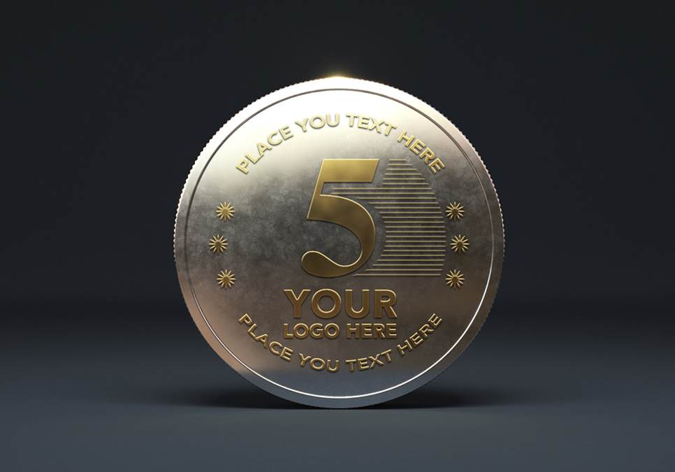 Here is an extraordinary list of coin mockup templates for your presentation. Gold Coin Mockup Psd Presentation Psd Design