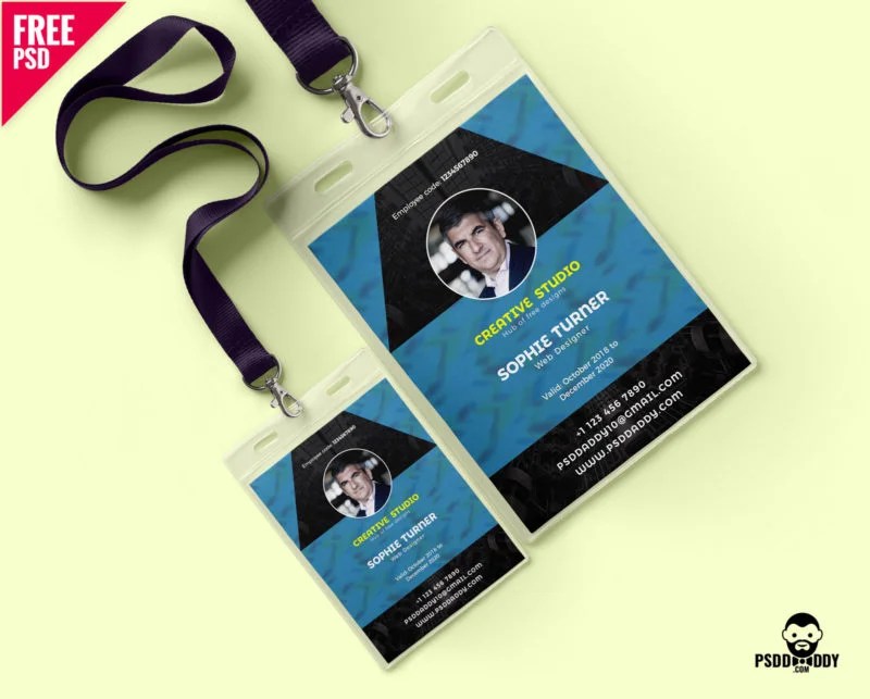 Download Free Creative Identity Card Design Template Psd Psddaddy Com