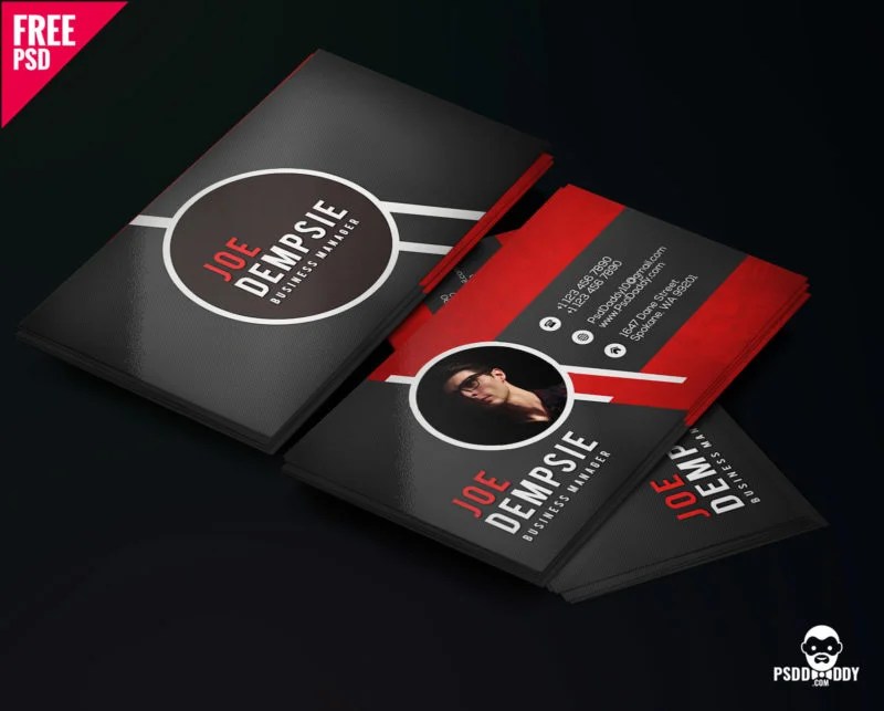 Download Creative Business Card Psd Template Psddaddy Com
