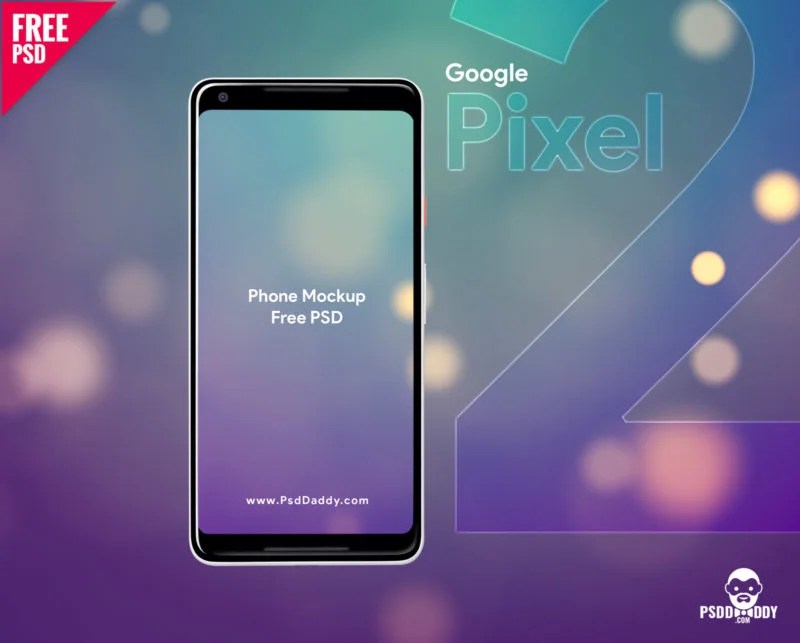 Ready for showcase your design with photorealistic way. Download Pixel 2 Xl Mockup Free Psd Psddaddy Com