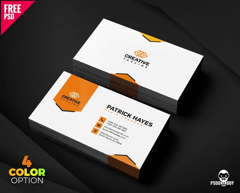 150 Free Business Card Psd Templates