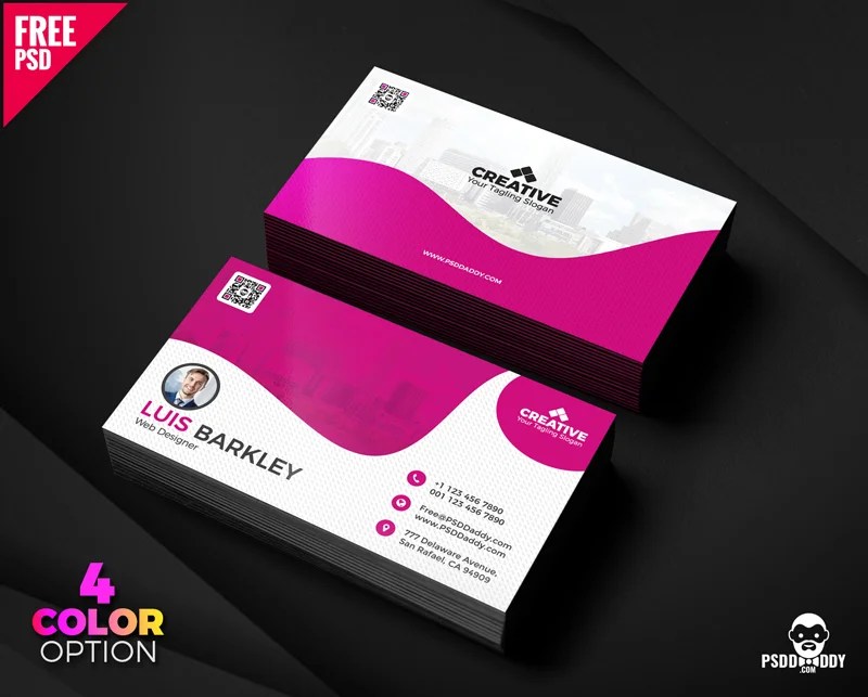 150 Free Business Card Psd Templates