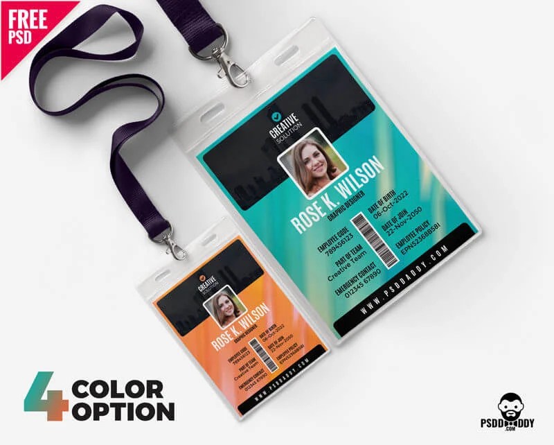 Creative Identity Card Bundle Design Psd Psddaddy Com